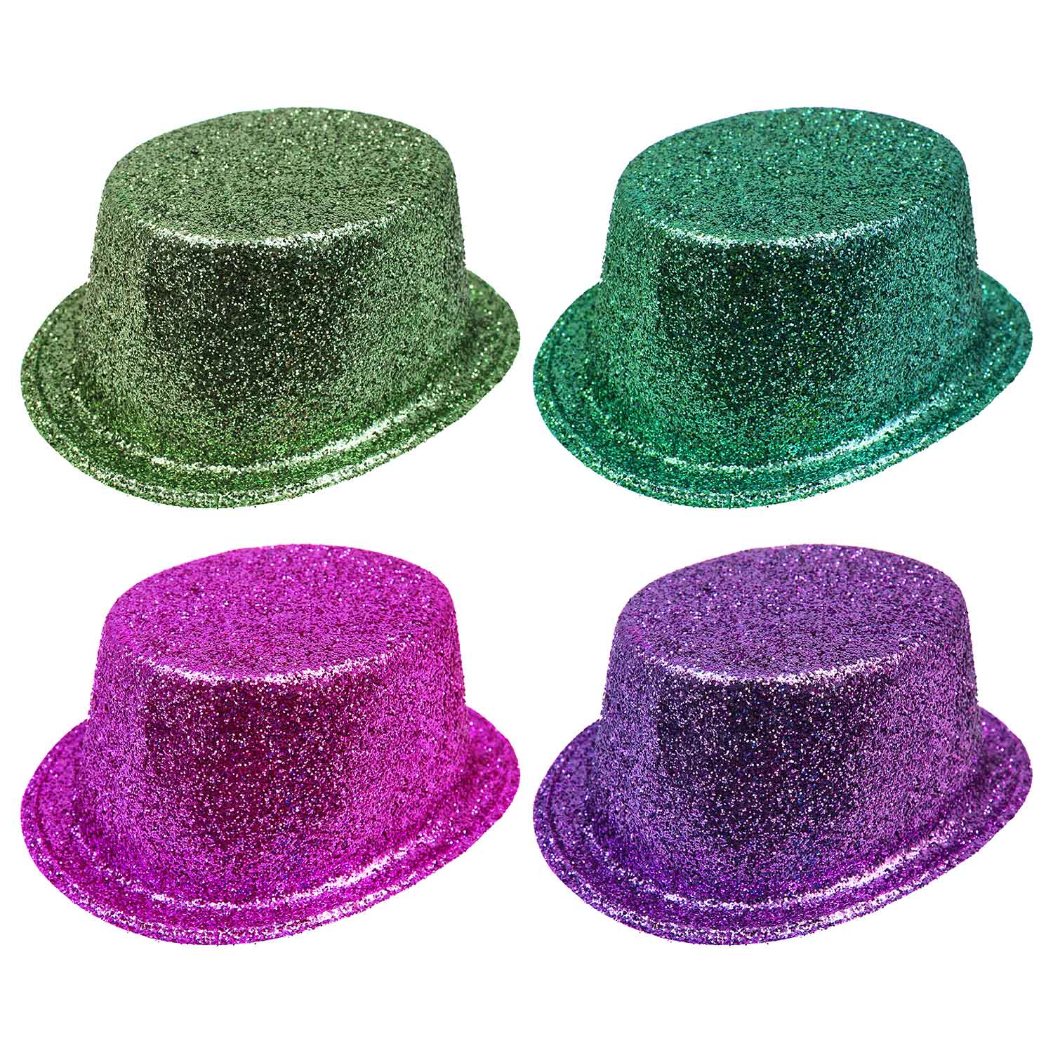 glitter top hat
