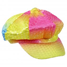 Sequin Rainbow Cap