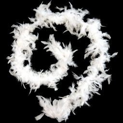 Feather Boa - White