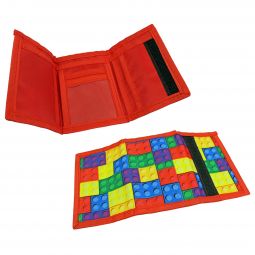 Block Mania Velcro Wallets - 12 Count
