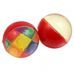 Block Mania Bouncy Balls - 1 Inch (25mm) - 12 Count