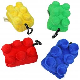 Block Mania Clip Plush - Assorted Colors