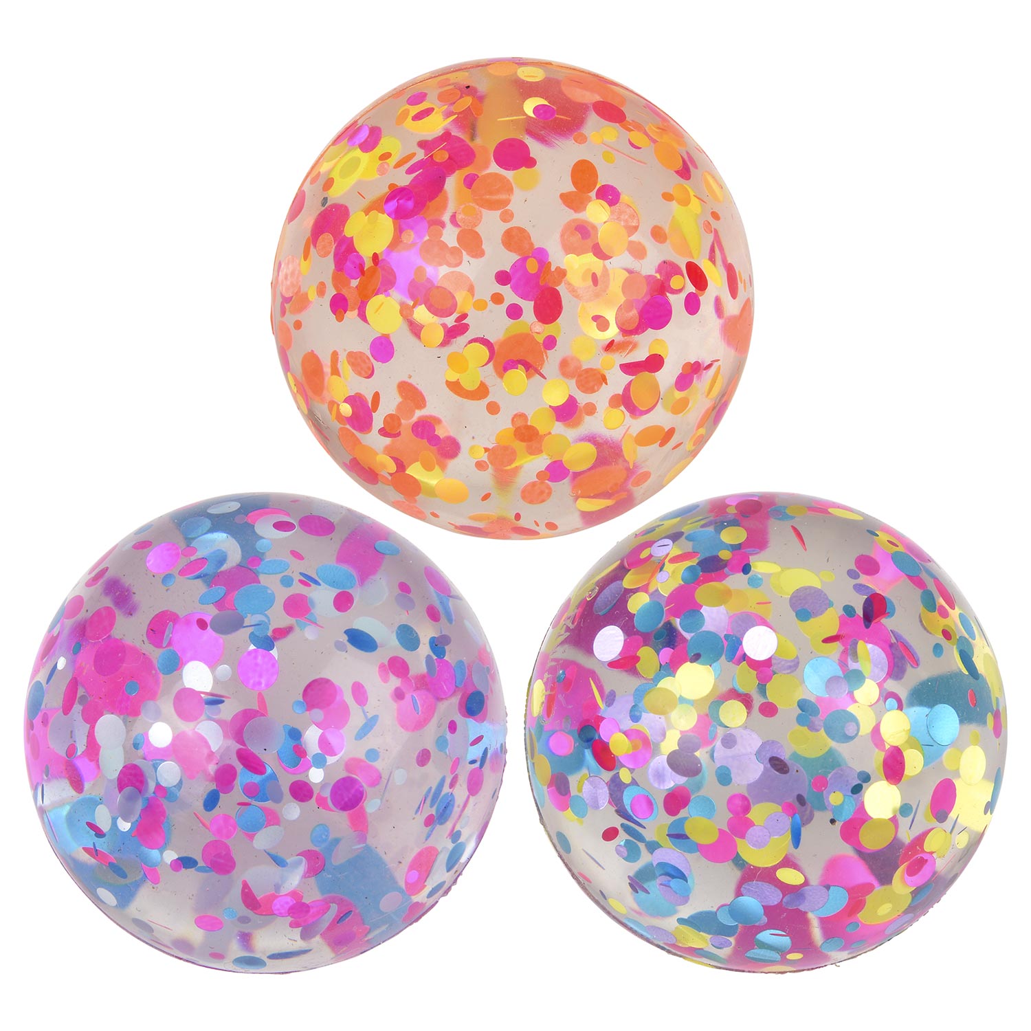 Sparkle Spot Bouncy Balls - 1 3/4 inch (45mm) - 12 Count: Rebecca's ...