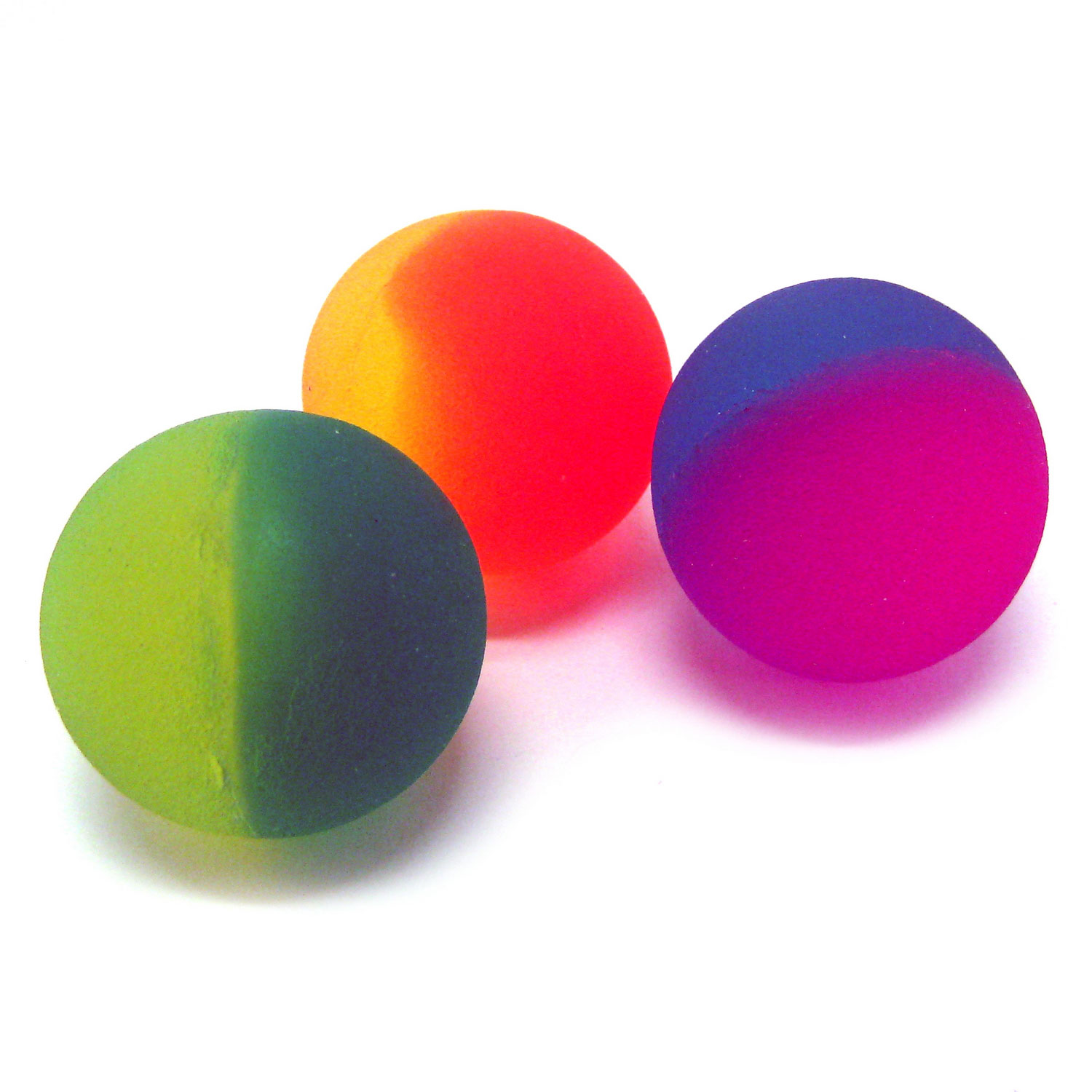 Kicko Assorted Bouncy Balls, 50 Hi-Bounce Super Balls - Bulk Novelty ...