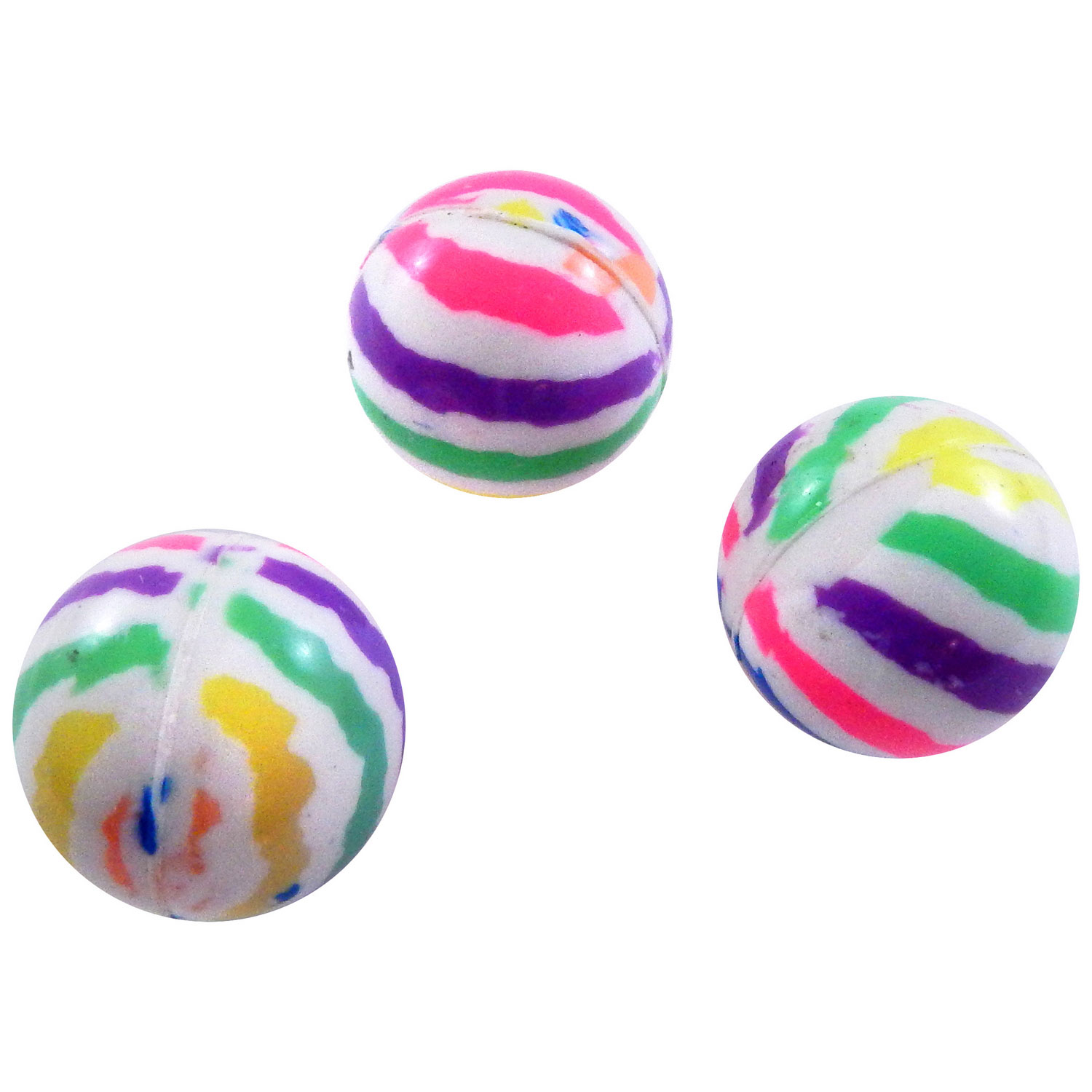 Sky Bounce Rubber Ball Rainbow Pack of 12 Assorted Colors 