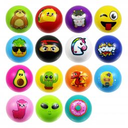 Inflatable Graphix Balls - Assorted - 5 Inch - 50 Count