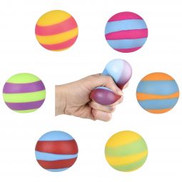 Stripped Gummi Balls - 1 1/4 Inch - 12 Count