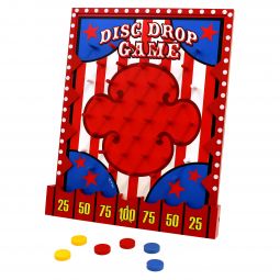 Wooden Disc Drop Game