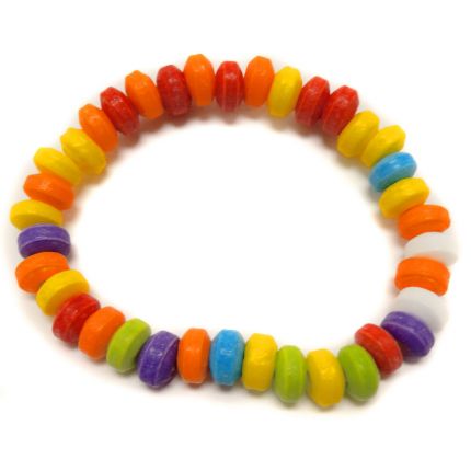 Candy Necklace - (16 Count) Individually Wrapped - Candy Jewelry Neckl –