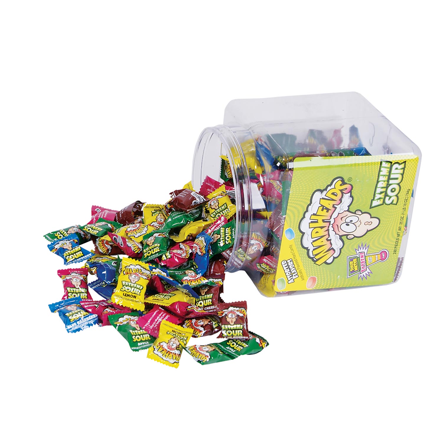Warheads® Extreme Sour Hard Candy 240 Count Rebecca's Toys & Prizes
