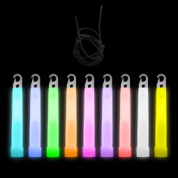Glow Sticks with Lanyard - 4 Inch - 50 Count