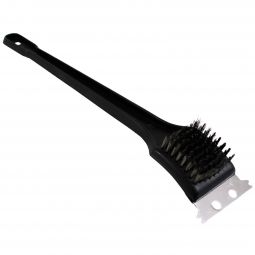 Barbecue Grill Metal Bristle Brush & Scraper