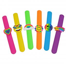 Rainbow Charm Slap Bracelet - Assorted Styles