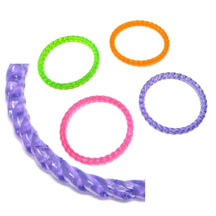 Plastic Bangle Bracelet - 24 Count: Rebecca's Toys & Prizes