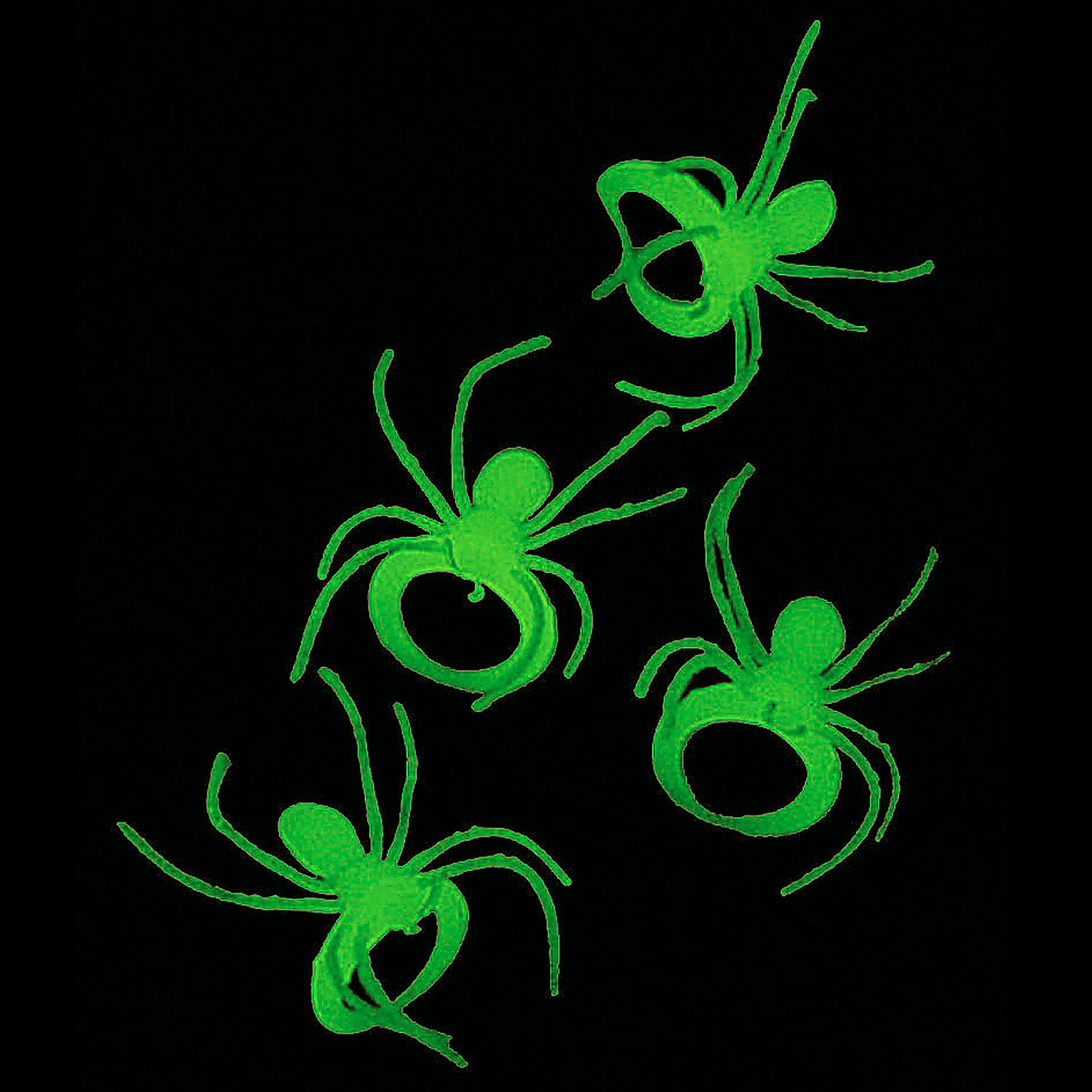 Glow In The Dark Spider Rings - 144 Count: Rebecca's Toys & Prizes