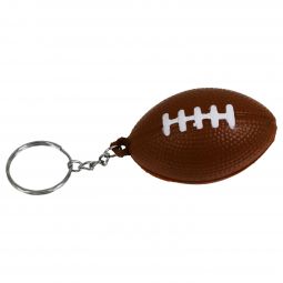 Foam Football Keychains - 12 Count