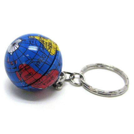 Globe Keychains 12 Count
