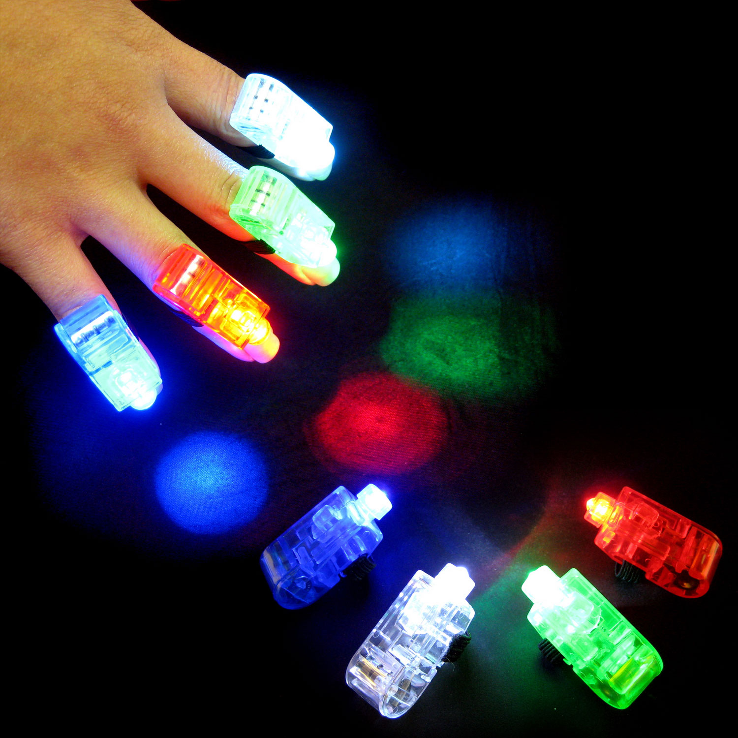Finger Lights - 4 Piece - 12 Count: Rebecca's Toys & Prizes