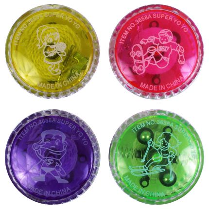 Light Up Yo-yos - 12 Count: Rebecca's Toys & Prizes
