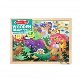 Mermaid Fantasea Wooden Jigsaw Puzzle - 48 Piece