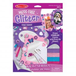 Mess-Free Glitter Foam Frames
