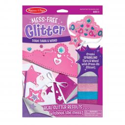 Mess-Free Glitter Foam Tiara & Wand