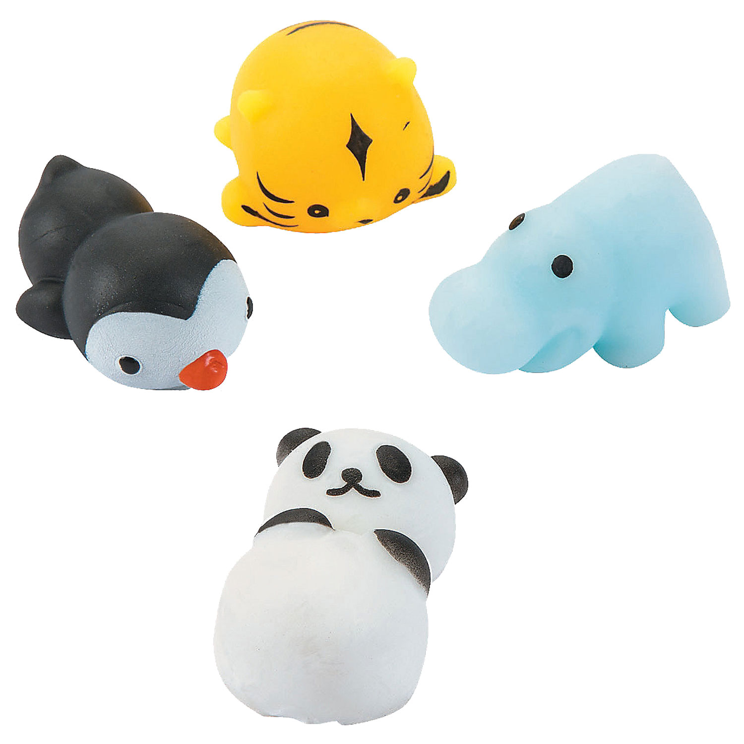 Mochi Gummy Zoo Animals 1 2/3 Inch 12 Count Rebecca's Toys & Prizes