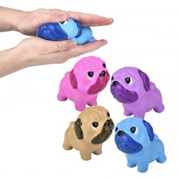 Squish Pug - 4 1/4 Inch - Assorted Colors