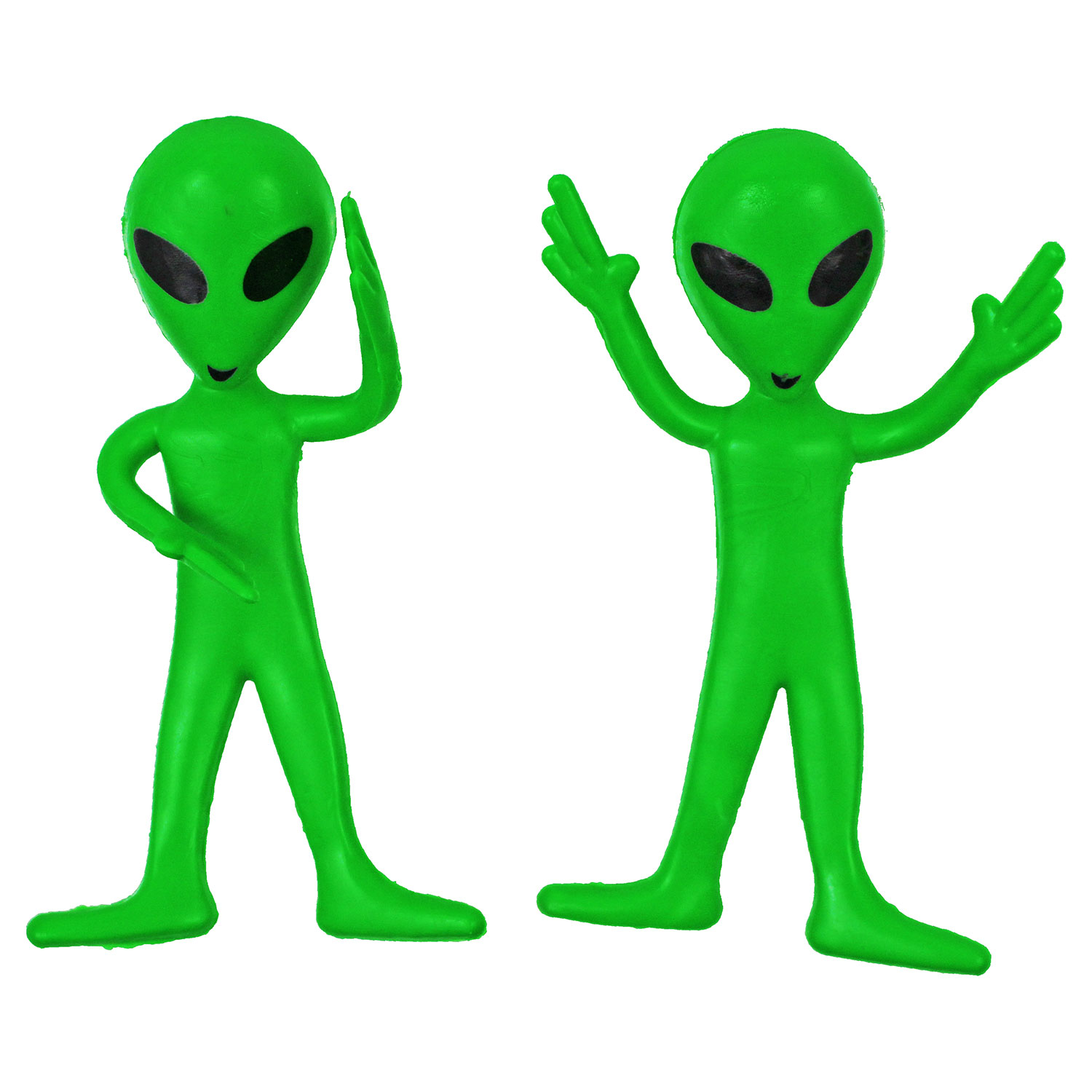 Bendable Alien Figures 3 1 2 Inch 12 Count Rebecca S Toys Prizes