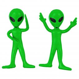 Bendable Alien Figures - 3 1/2 Inch - 12 Count