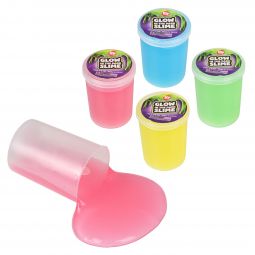 Glow In The Dark Putty Slime - 12 Count
