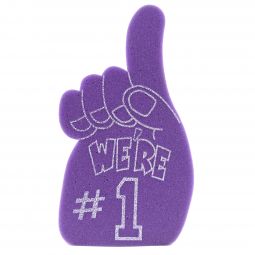 Foam Hand - 16 Inch - Purple