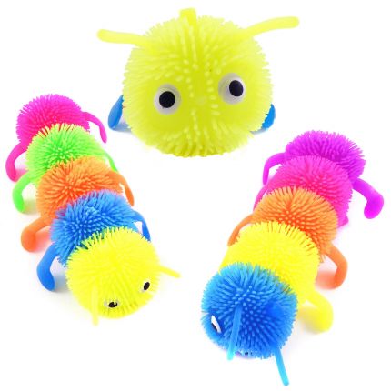 rubber caterpillar toy