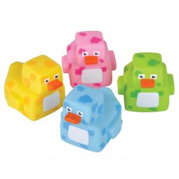 Pixel Rubber Ducks - 2 1/2 Inch - 12 Count