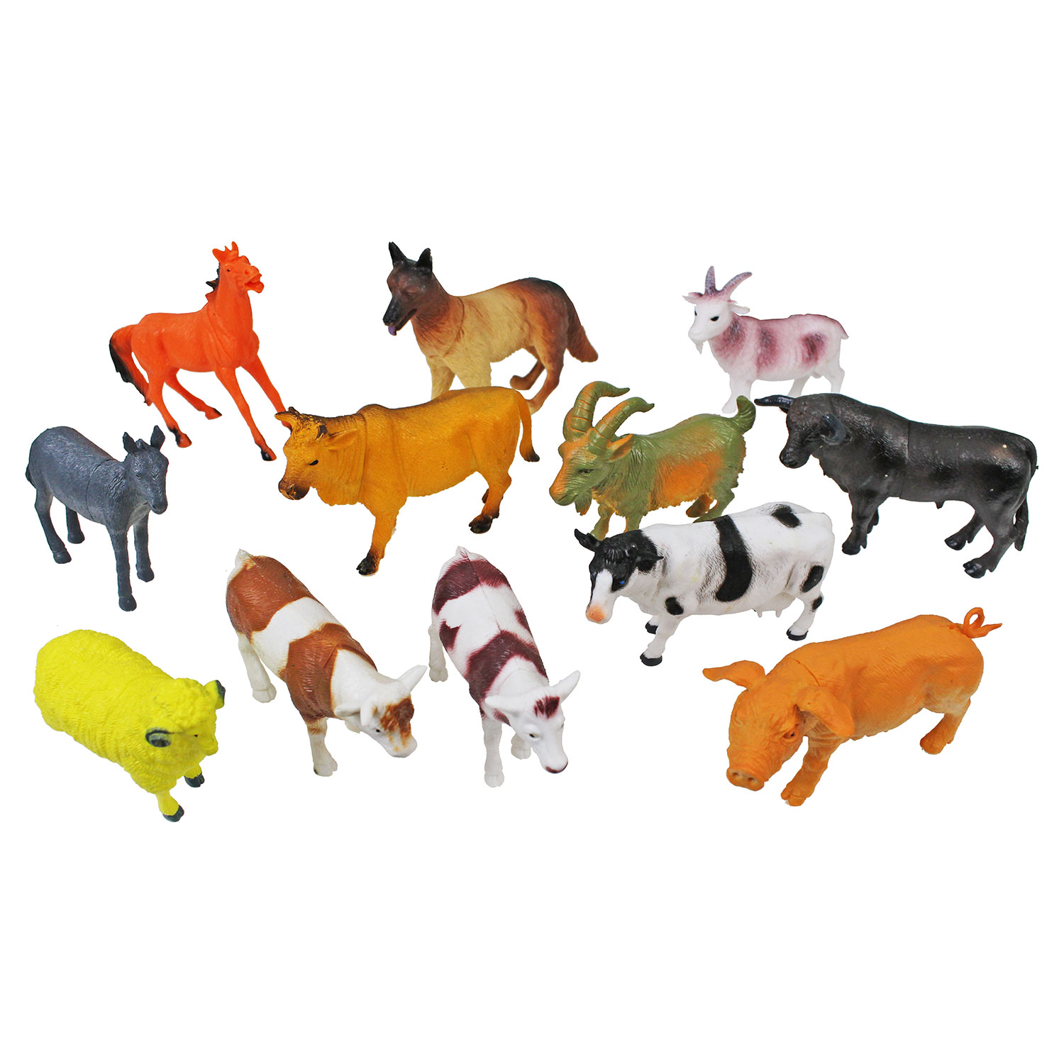 Assorted Farm Animals - 5-7 Inch - 12 Count: Rebecca's Toys & Prizes