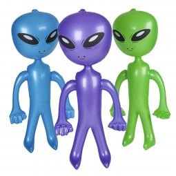 Inflatable Alien - 21 1/2 Inch - 12 Count