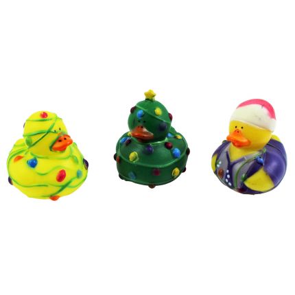 christmas rubber ducks