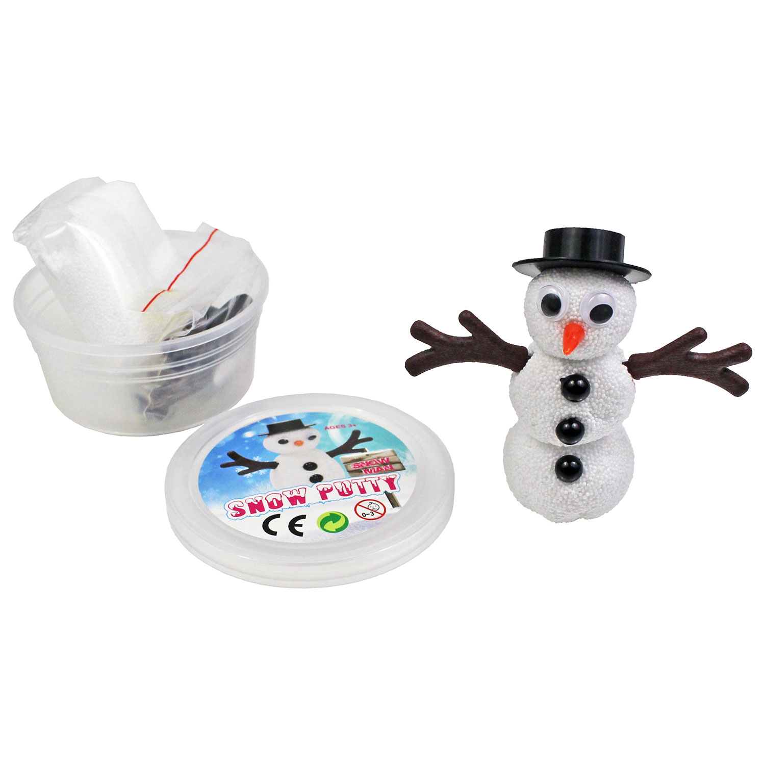 Bulk Snowman Mini Erasers, Stationery, Christmas, 144 Pieces
