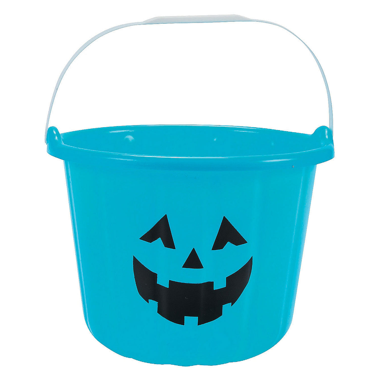 Teal Pumpkin Plastic Bucket with Handle Rebecca's Toys & Prizes