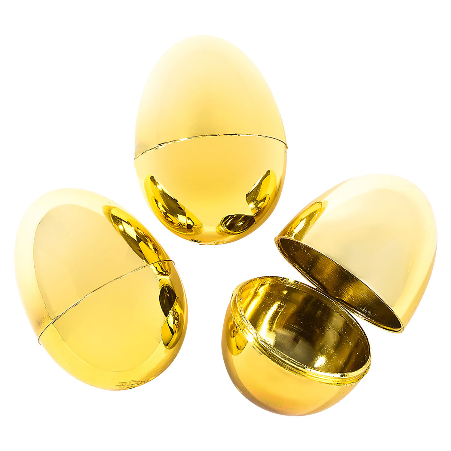 Gold Plastic Easter Eggs - Photos Cantik
