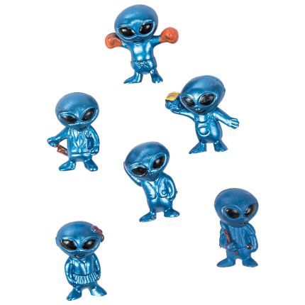 Vinyl Aliens - 1 Inch - 48 Count: Rebecca's Toys & Prizes