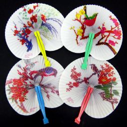 Folding Fans - 12 Count