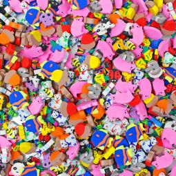Mini Eraser Assortment - 864 Piece