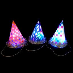 Flashing Party Hat - Assorted Designs