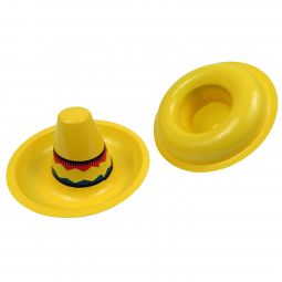 Mini Plastic Sombreros - 12 Count