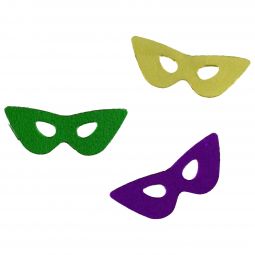 Mardi Gras Mask Confetti - 1.5 Ounce