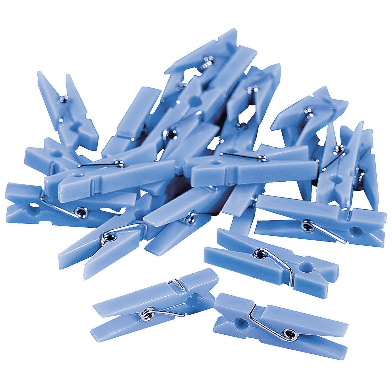 Mini Clothespins Blue 48 Count Rebecca's Toys & Prizes