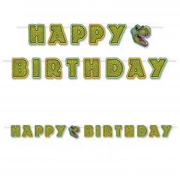 Dinosaur Birthday Garland - 10 Feet