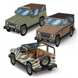 SUV Centerpieces - 3 Count