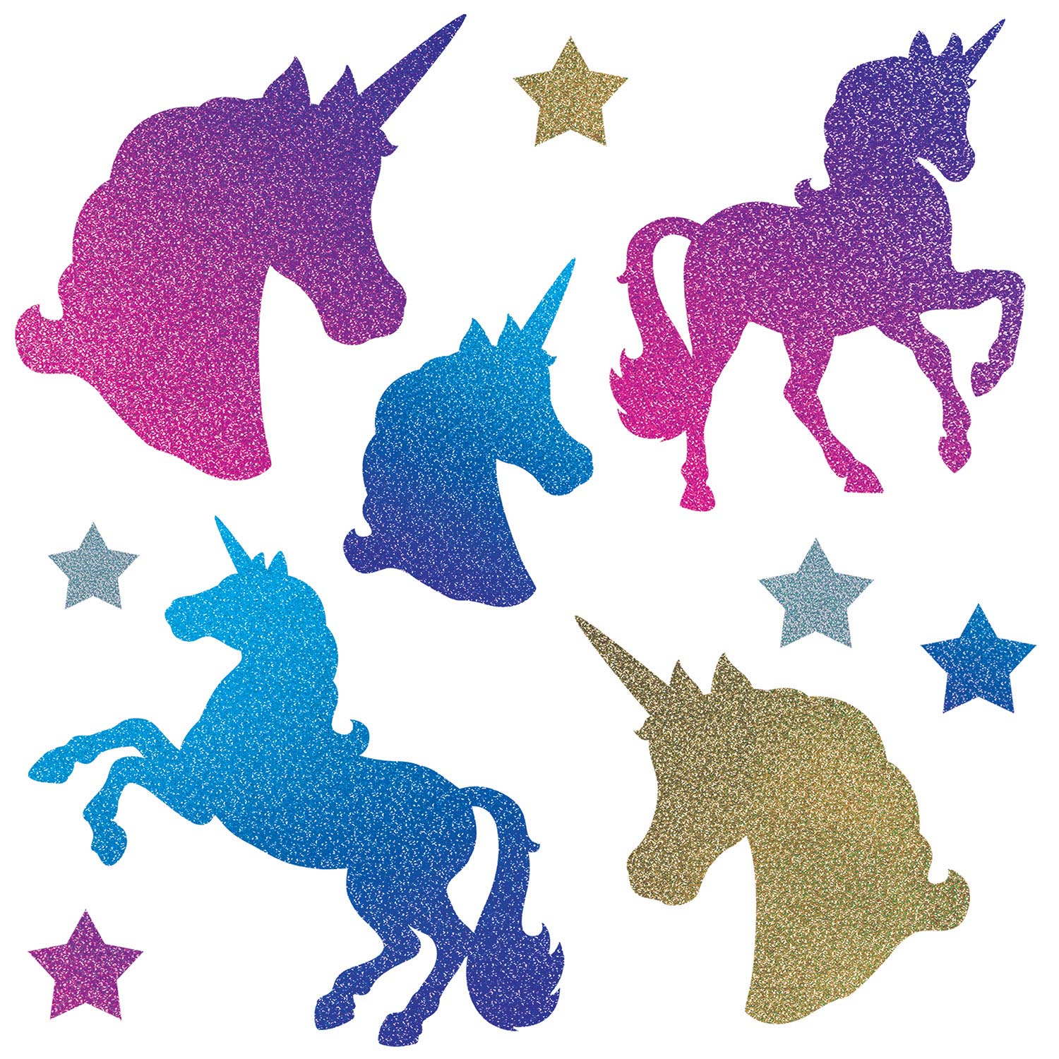 Unicorn Cutouts Set 10 Piece Rebecca's Toys & Prizes